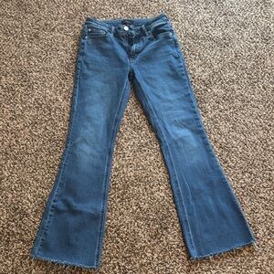 Quince Women's Boot Cut Jeans in Rich Blue